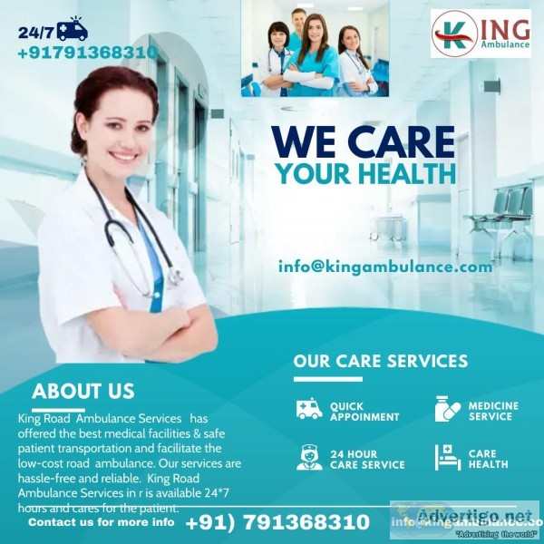King Offers Time Bound Road Ambulance Services in Patna