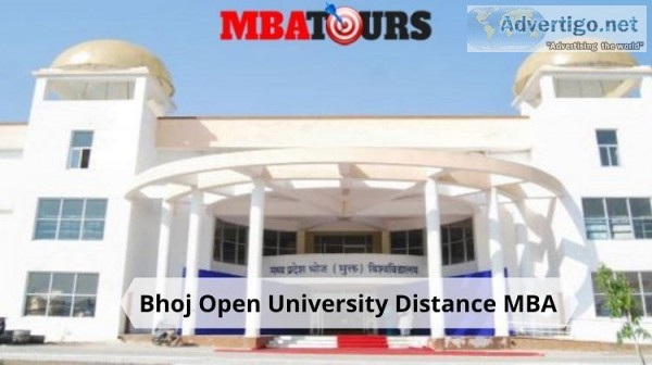 Bhoj Open University Distance MBA