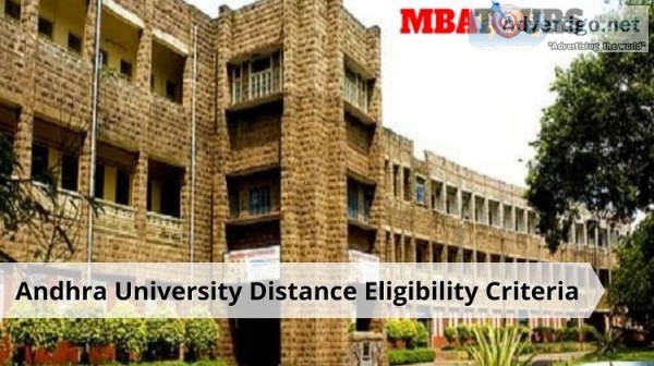 Andhra University Distance Eligibility Criteria