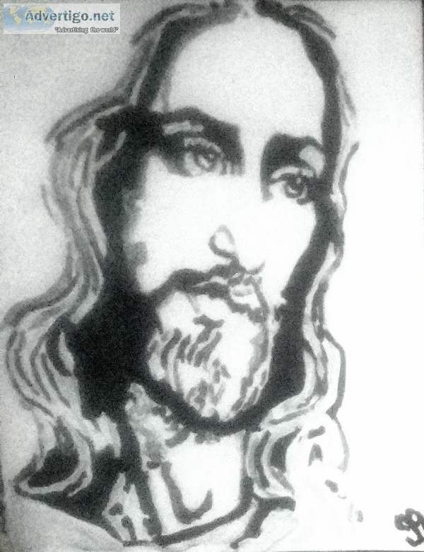 Creatify Jesus GG &ndash 8&Prime x 11&Prime Painting
