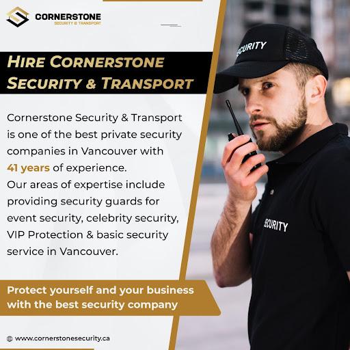 Hire event security guards from Cornerstone Security and Transpo