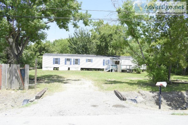 3 bedroom 2 bath in one acre of land.