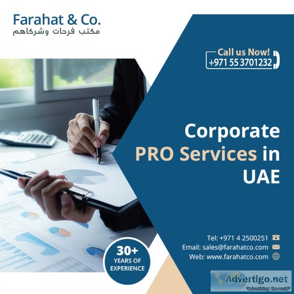 Corporate pro services in uae