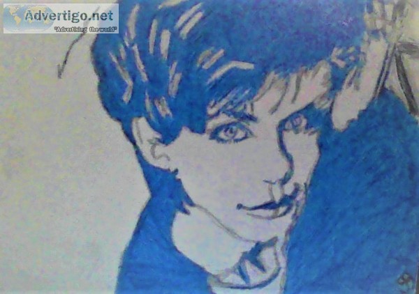 Martina McBride Blue GG - 9" x 12" Colored Pencil