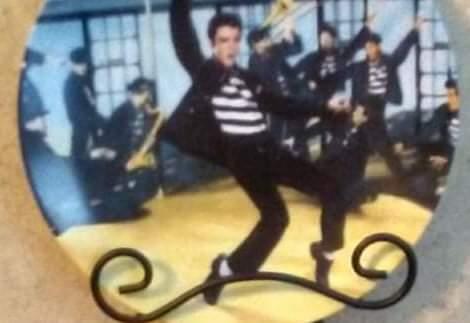 1989 Elvis Presley jailhouse rock collector s plate