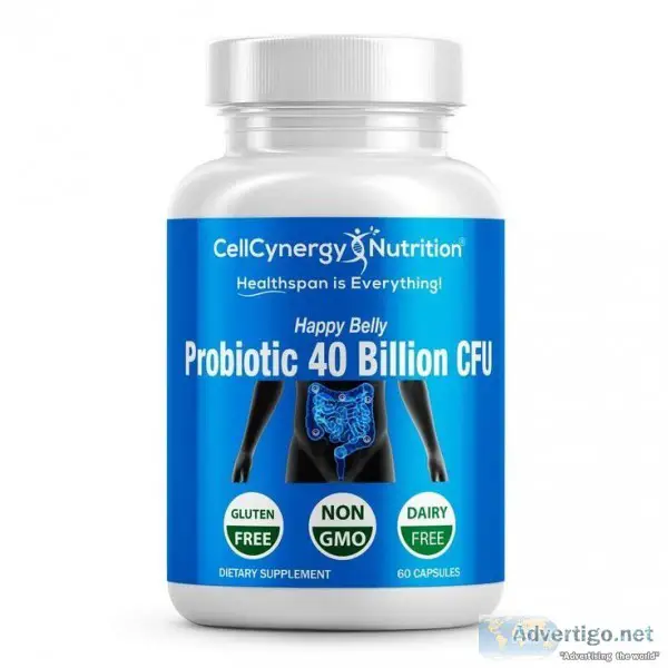 Probiotics 40 billion cfu time released - cellcynergy nutrition
