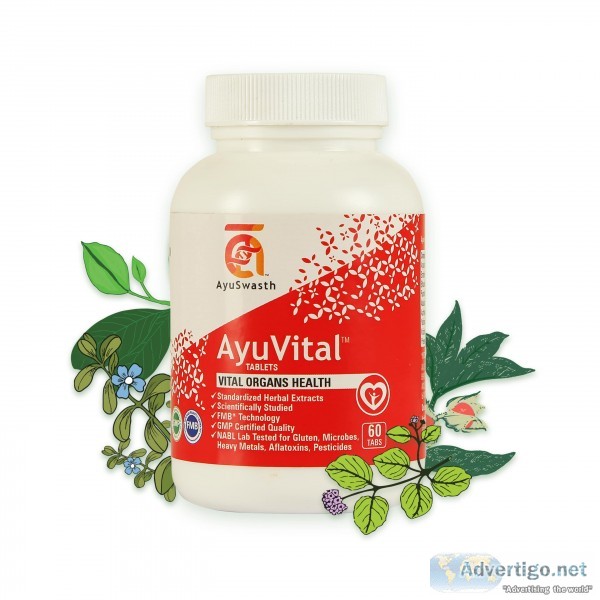 Ayuvital ayurvedic vital organs health tablets