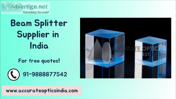 Beam Splitter Manufacturers and Suppliers In India Accurate Opti