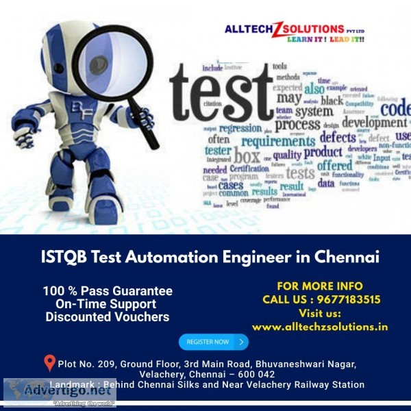 ISTQB Test Automation Engineer Certification in Chennai