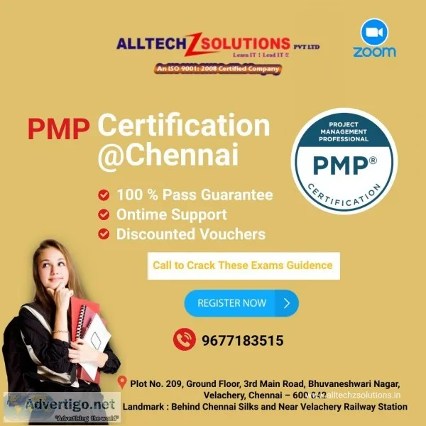 PMP Preparatory Training in Chennai and Velachery