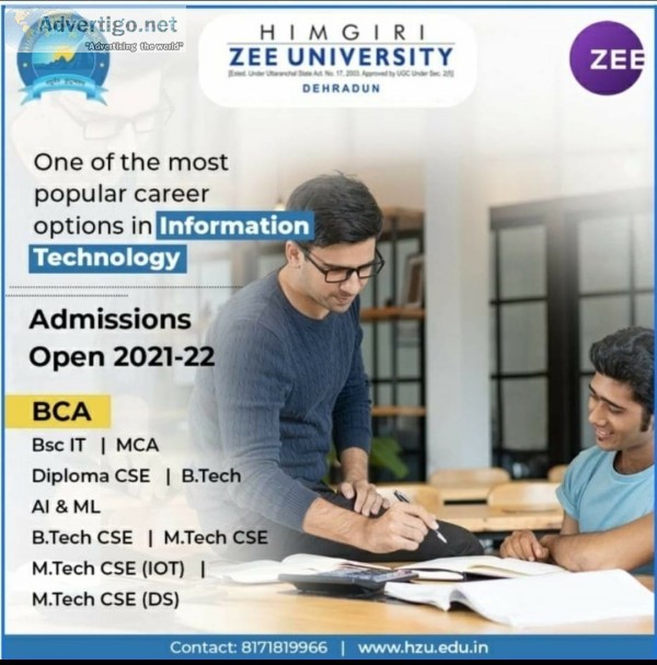 Himgiri zee university - a best bca college in dehradun