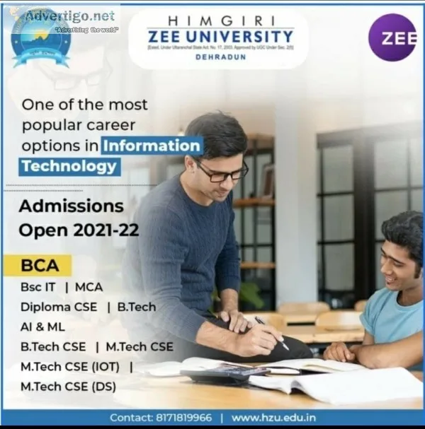 Himgiri zee university - a best bca college in dehradun