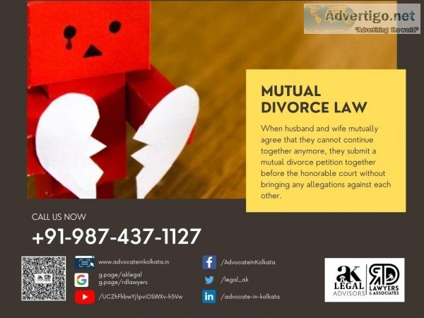 Mutual Divorce Lawyer in kolkata RD Lawyers and Associates Advoc