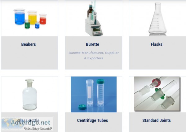 Glassware laboratory equipments manufacturers