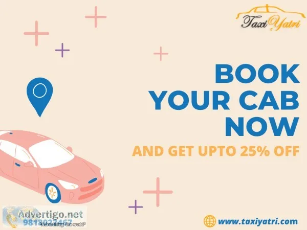 TaxiYatri features all-day taxi services in Dehradun.