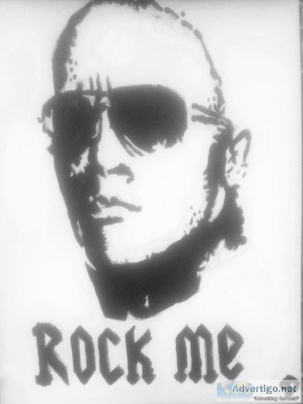 Dwayne The Rock Me &ndash 8&Prime x 11&Prime Painting
