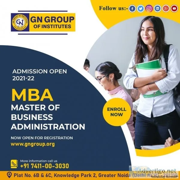Top mba colleges in up | grab the opportunity gn group