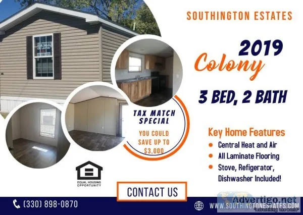Available NOW 2019 3 Bed 2 Bath