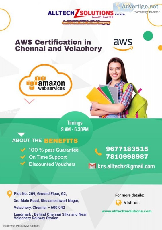 AWS Certification in Chennai and Velachery