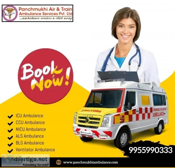 Cardiac Ambulance Service in Delhi via Panchmukhi Ambulance