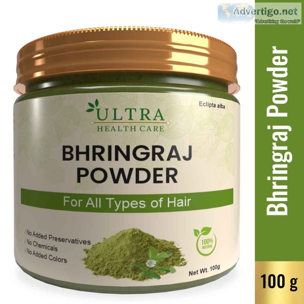 Pure bhringraj powder for natural hair growth