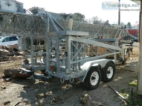 Mobile Trailer Lattice Tower