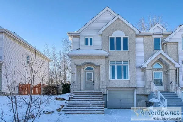 Nice semi-detached with garage fireplace 3 upstairs bedrooms in 