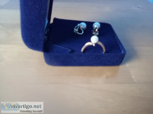 Ring and ClipOn Earrings