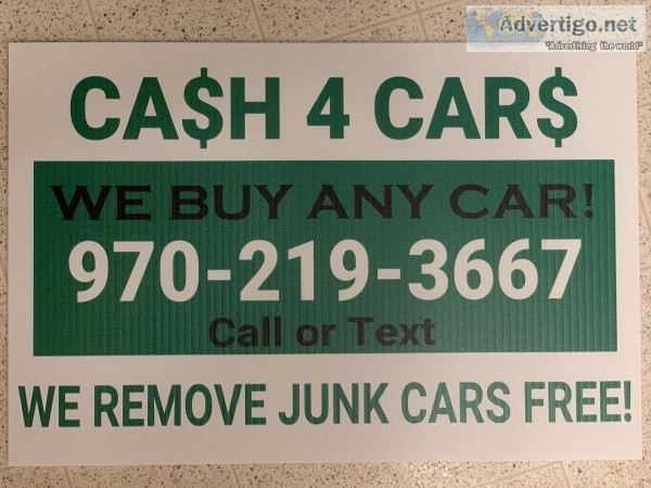 We Buy and Remove Junk Cars