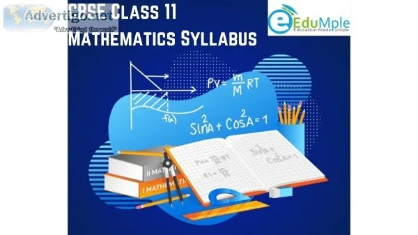 CBSE Class 11 Mathematics syllabus