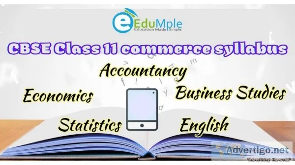 CBSE Class 11 commerce syllabus