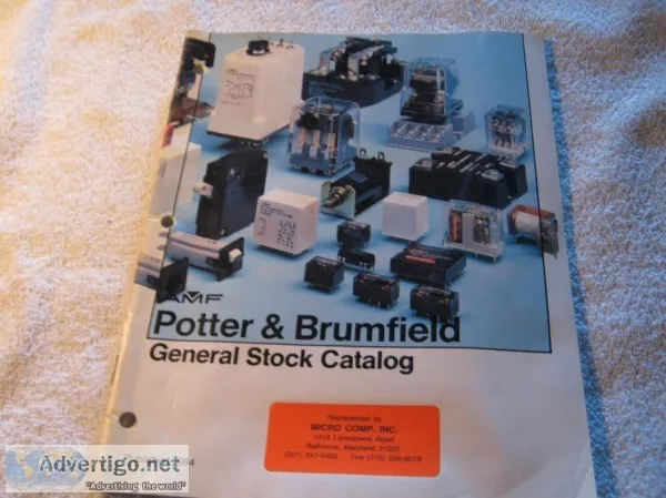 AMF&trade POTTER and BRUMFIELD General Stock Catalog &copy 1984