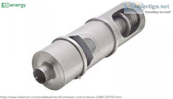 Retrofit emission control device for diesel genset