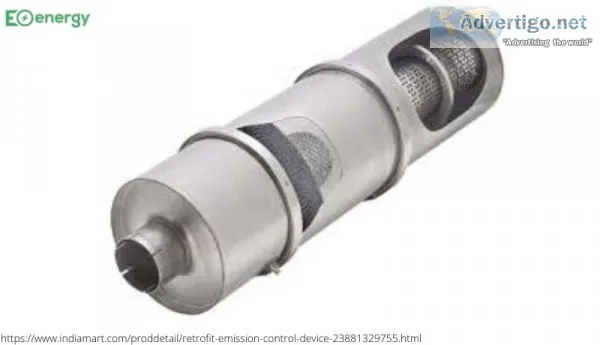 Retrofit emission control device for diesel genset