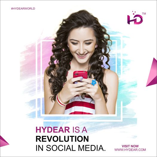Hydear is a revolution in social media