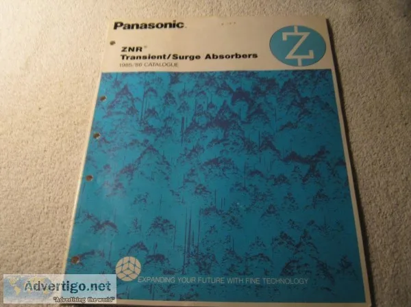 PANASONIC ZRN TRANSIENTSURGE ABSORBERS &copy 19851986