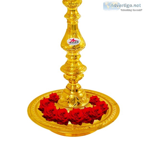 Brass diya | peacock diya decoration | brass diyas online