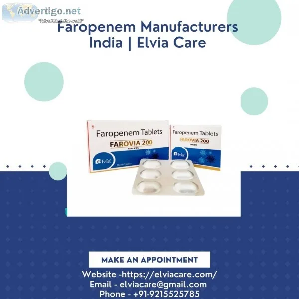 Faropenem manufacturers india