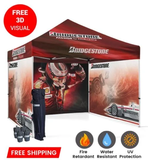 Shop Online Customized Pop Up Tents  Weather Resistant  USA