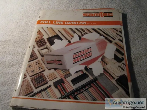 SAMTEC &ndash FULL LINE CATALOG NO. F-188 &copy 1987