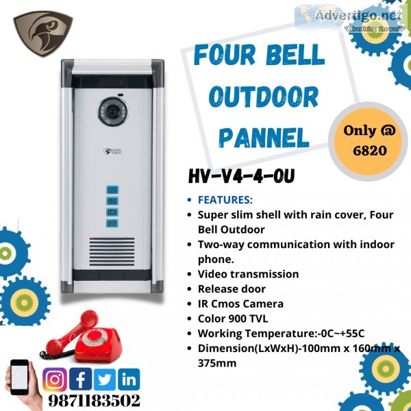 AHD Four Bell Outdoor VDP