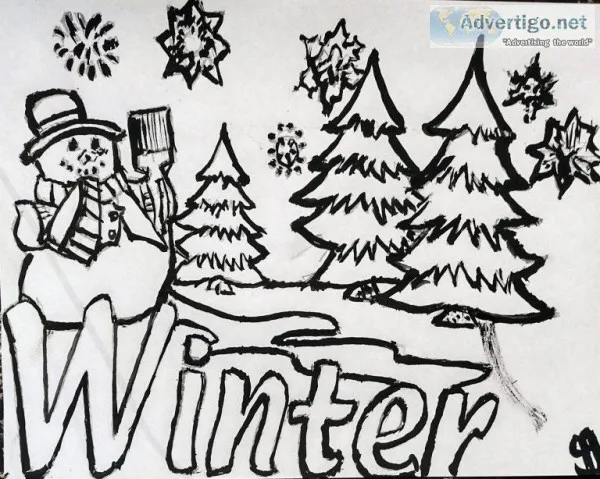 Winter Landscape 5 GG &ndash 8&Prime x 11&Prime Painting