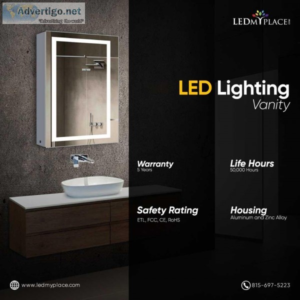Buy LED Lighted Vanity Mirror for make-up application