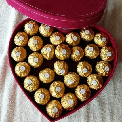 Ferrero Rocher Heart shape box
