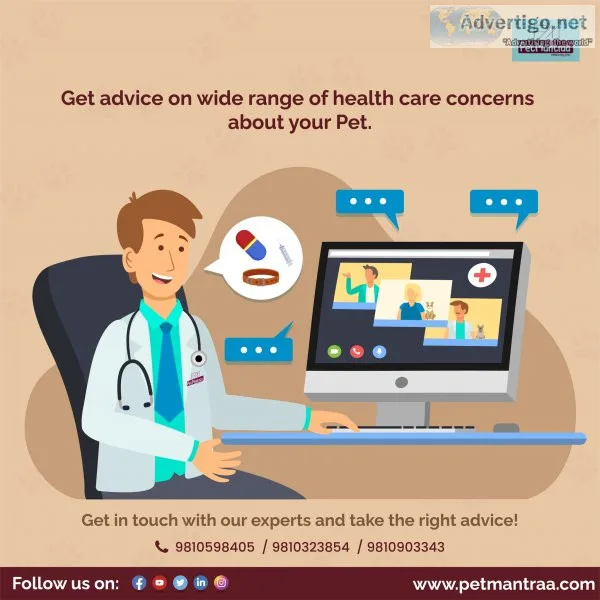 Best online pet veterinary services in new delhi