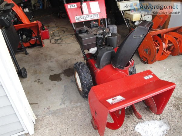 (Snow Blowers) Snapper 24&rdquo Electric Start 8 Hp 2-Stage Snow