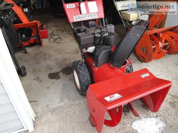 (Snow Blowers) Snapper 24&rdquo Electric Start 8 Hp 2-Stage Snow