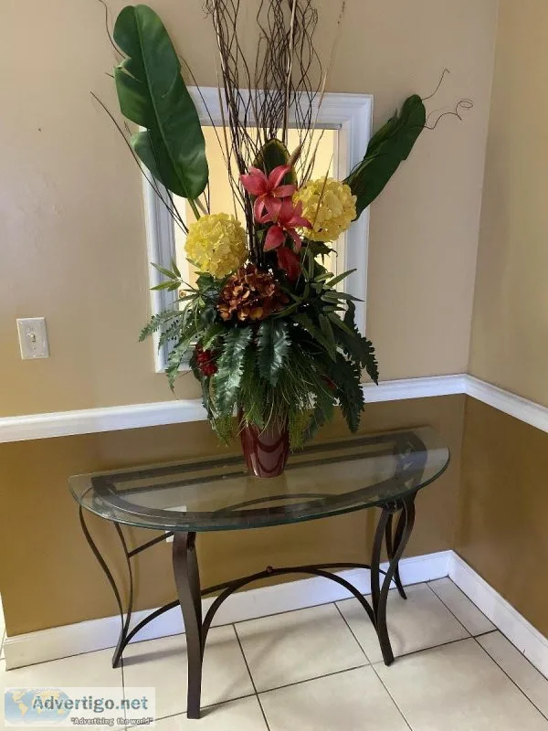 Glass Display Table