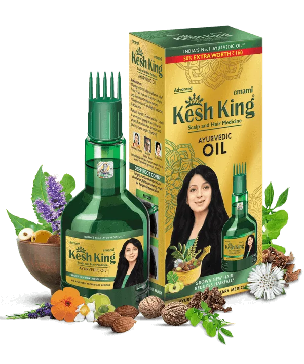 Best ayurvedic herbs to increase hair growth | kesh king