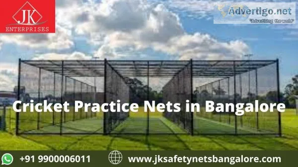 Cricket practice nets in bangalore